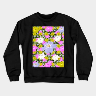 Multicolor Skyflowers Pattern Crewneck Sweatshirt